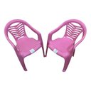 Ver imagem 2 de Cadeira Poltrona Infantil Baby Rosa 02 Und Plasnorthon
