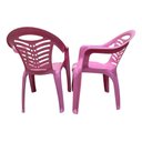 Ver imagem 3 de Cadeira Poltrona Infantil Baby Rosa 02 Und Plasnorthon