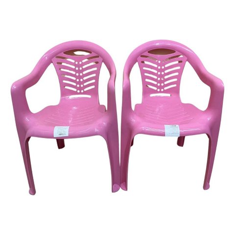 Cadeira Poltrona Infantil Baby Rosa 02 Und Plasnorthon