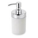 Ver imagem 3 de Banheiro Acessórios Lavabo Branco 3 Peças Dispenser Sabonete Liquido Porta Escova Algodão Hastes