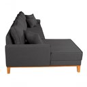 Ver imagem 7 de Sofá Living 4 Lugares Beny com Chaise Lado Esquerdo Linho Império Grafite 199
