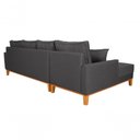 Ver imagem 3 de Sofá Living 4 Lugares Beny com Chaise Lado Esquerdo Linho Império Grafite 199