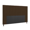 Ver imagem 4 de Cabeceira Cama Box Queen 160cm Suede Marrom