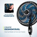 Ver imagem 2 de Ventilador de Coluna Super Turbo 8 Pás Mondial - Vtx-40c-crystal Vent 40cm Vtx-40c-crystal 127v/