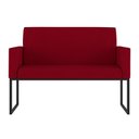 Ver mais imagens de Kit Sofá 2 Lugares + 2 Poltronas para Recepção Sala Balaqui Cor:vermelho Vermelho
