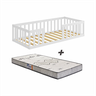 Cama Montessoriana com Colchão Solteiro:branco - 1