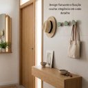 Ver imagem 5 de Conjunto com 4 Ganchos Cabideiros de Parede Orgânicos em Impressão 3d – Design Contemporâneo
