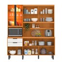 Ver imagem 6 de Cozinha Compacta Cristaleira com LED 182cm Murano Poliman Móveis