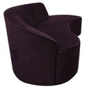 Ver imagem 6 de Sofá Curvo 3 Lugares 180cm Eron Braço Direito Veludo Roxo - Nexta Casa