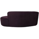 Ver imagem 7 de Sofá Curvo 3 Lugares 180cm Eron Braço Direito Veludo Roxo - Nexta Casa