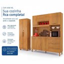 Ver imagem 5 de Kit Armário Multiuso Toronto + Armário de Cozinha Caribe 100% MDF Yescasa