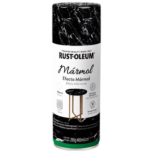 Spray Efeito Mármore Linhas 400ml Branco Rust Oleum