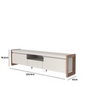 Ver imagem 3 de Rack para TV até 75'' Bristol 2.2 Off White/Natural