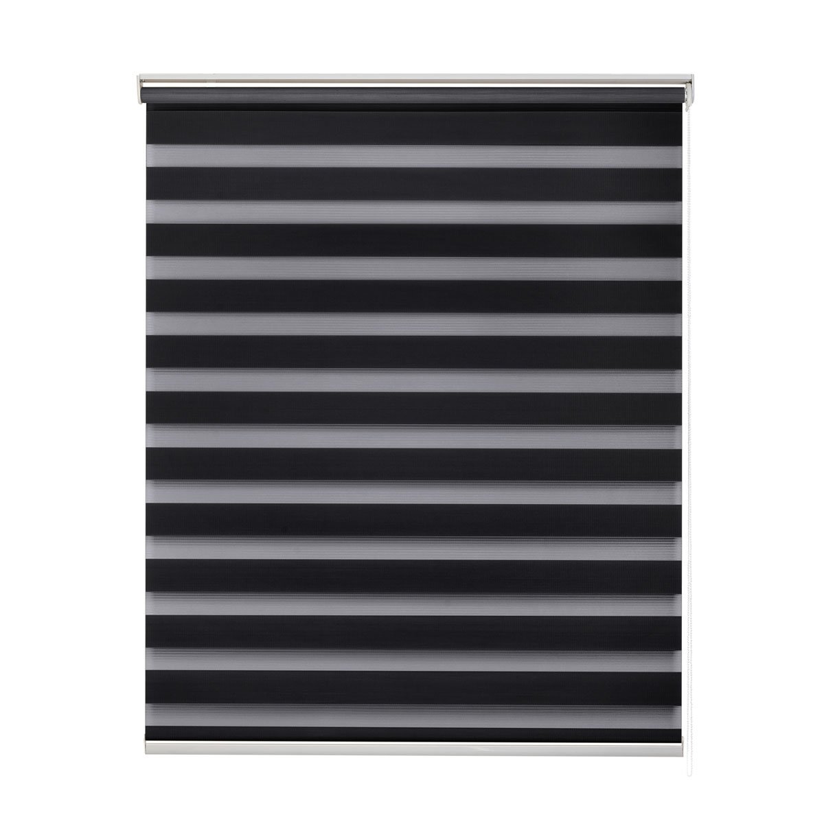 Persiana Rolo Zebra Standard 1,00 X 1,60 Double Vision Preto