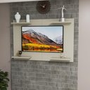 Ver imagem 1 de Painel para Tv até 50 Pol Quartos e Salas em Mdf Off White