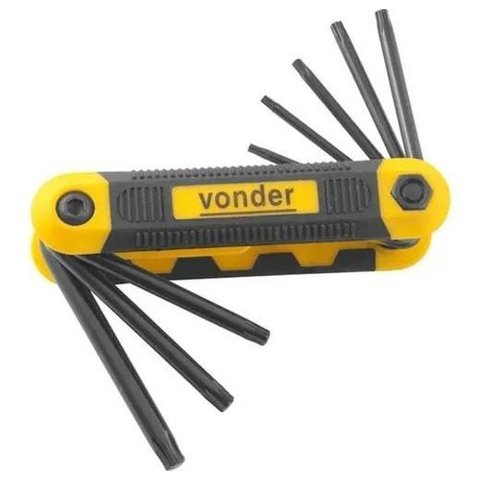 Jogo de Chave Torx T9-t40 Canivete 8pç Vonder Vtx-3