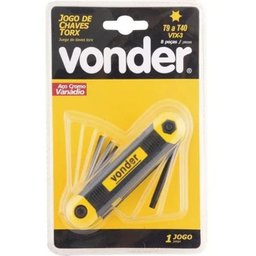 Jogo de Chave Torx T9-t40 Canivete 8pç Vonder Vtx-3 - 2