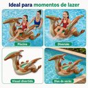 Ver imagem 7 de Boia Inflável Dinossauro 1,35 x 1,98 m com Alças de Apoio