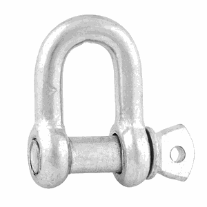 Manilha Reta Leve com Pino Roscado 25,4=1" X 3,200kg. - Frati