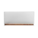 Ver imagem 5 de Porta Condimentos em Aço Carbono Branco e Madeira C/ Porta Papel- 40cm Linha Home