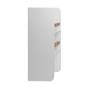Ver imagem 4 de Porta Condimentos em Aço Carbono Branco e Madeira C/ Porta Papel- 40cm Linha Home