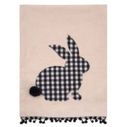 Trilho de Mesa Coelho Pom Pom PB 40 x 180 cm - 1