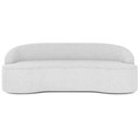 Ver imagem 3 de Sofá 4 Lugares Curvo Sala de Estar Living Lótus D02 Bouclê Branco 230 cm B-53 - Lyam Decor