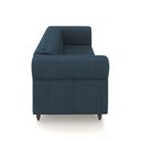 Ver imagem 6 de Sofá Living Sala de Estar Stanford Chesterfield 2 Lugares 220cm Pés de Madeira Couro Azul Marinho G5