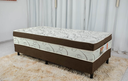 Ver imagem 5 de Cama Box Solteiro Conjugado Nosso Sonho Marrom Macia e Confortável - Semi Ortopédica
