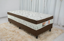 Ver imagem 3 de Cama Box Solteiro Conjugado Nosso Sonho Marrom Macia e Confortável - Semi Ortopédica