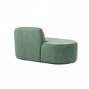 Ver imagem 4 de Sofá Eron Orgânico 3 Lugares 180cm Braço Esq. Bouclé Verde Claro - Nexta Casa