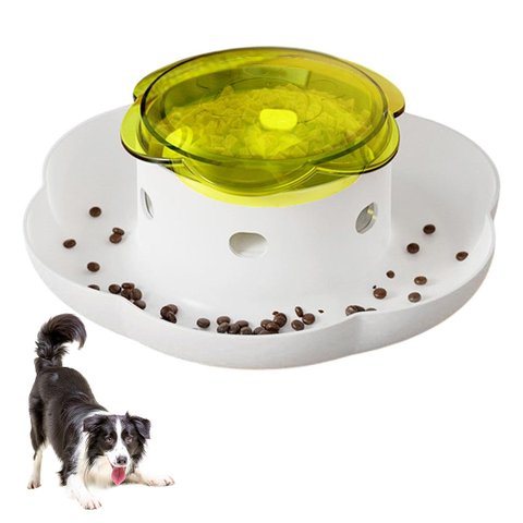 Comedouro Cao Cachorro Pet Gato Animal de Estimaçao Brinquedo Interativo Comida Petisco Raçao Treina