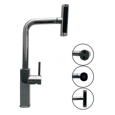 Torneira Monocomando Mesa C/ Cascata Cromada