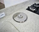Ver imagem 3 de Lixeira Embutir Cozinha Granito Pia 5lts Inox Tampa Escovada