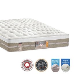 Colchão Casal Castor Silver Star Mola Pocket Air One Face 138x188x032 - 4