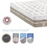 Colchão Casal Castor Silver Star Mola Pocket Air One Face 138x188x032 - 6