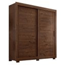 Ver imagem 1 de Guarda Roupa Casal Titanium 2 Portas 4 Gavetas Jacarandá Fosco - Zanzini