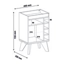 Ver imagem 4 de Bar com Espelho 6 Nichos Drink