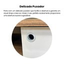 Ver imagem 7 de Rack para TV até 50 Polegadas MDF 120cm 1 Portas 2 Nichos Frank Pinho Off White