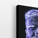 Ver imagem 3 de Homem Neve Azul Fotografia Colorida Quadro Canvas 140x90cm