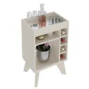 Ver imagem 3 de Bar com Espelho 6 Nichos Drink