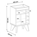 Ver imagem 4 de Bar com Espelho 6 Nichos Drink