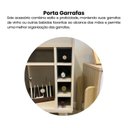 Ver imagem 7 de Bar com Espelho 6 Nichos Drink Branco/Off White