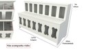Ver imagem 1 de Pet Box 14 divisões osso (expositor, ração, cães, Gatos, Pet)