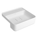 Ver imagem 1 de Cuba Semiencaixe Deca Slim Quadrada com Mesa 40cm Branco L.61040.M.17