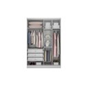 Ver imagem 7 de Quarto Casal Modulado Rizon 5 Peças (1 Armário Ponte + 1 Closet + 2 Guarda Roupas + 1 Complemento) Q