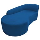 Ver imagem 6 de Recamier Curvo Orgânico 160cm 2 Lugares Lado Esquerdo para Sala de Estar Linho Paris
