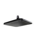 Ver imagem 1 de Ducha Flatt Quadrada 21 Cm Abs Preto Matte C/ Niple Teto