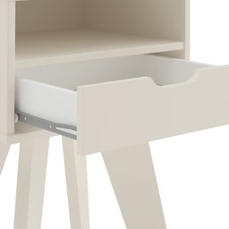 Mesa Lateral de Apoio com Gaveta Pés Retrô Vip Artely - 20