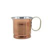 Caneca Mexicana Moscow Mule Drinks Cobre Alça Bronze 470ml - 1